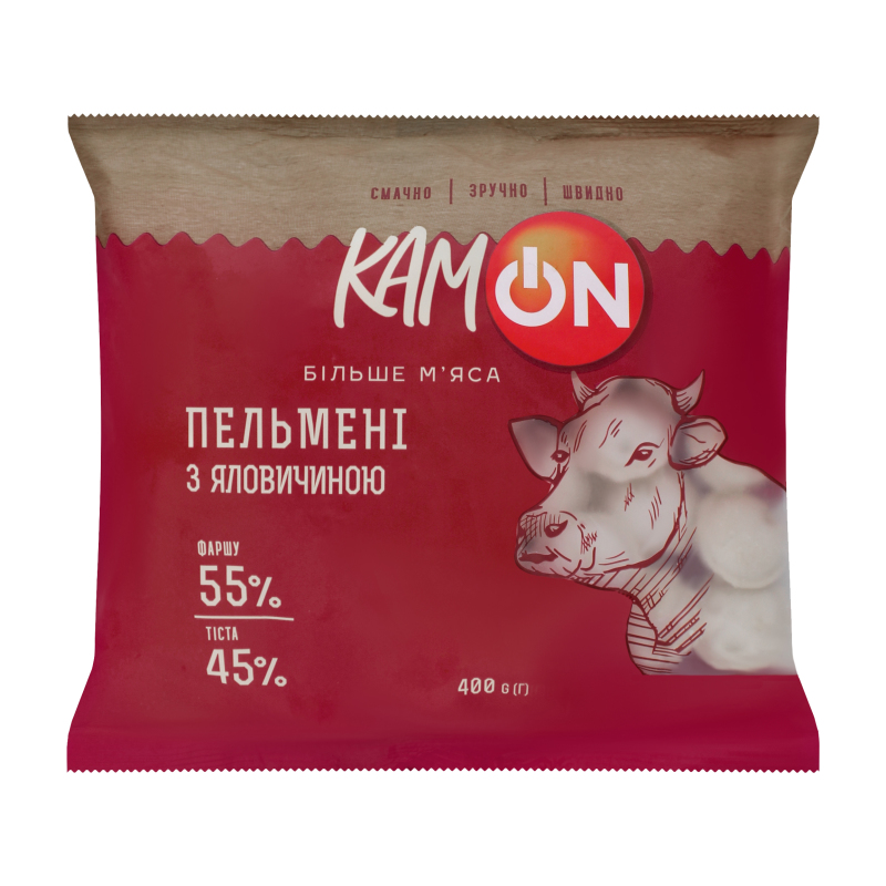 Пельмені з яловичиною Kamon м/у