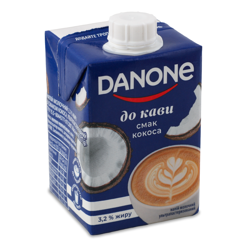 Напій молочний до кави з смаком кокоса 3,2% 212г т/п Danone