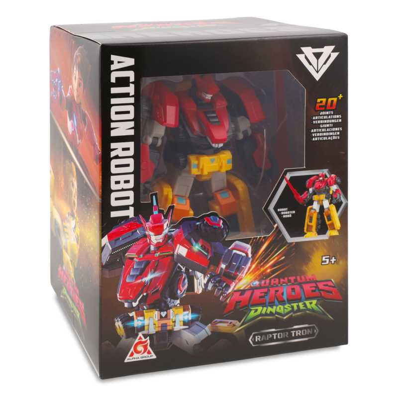 Фігурка Раптор Трон з аксесуарами 12,7см Dinoster