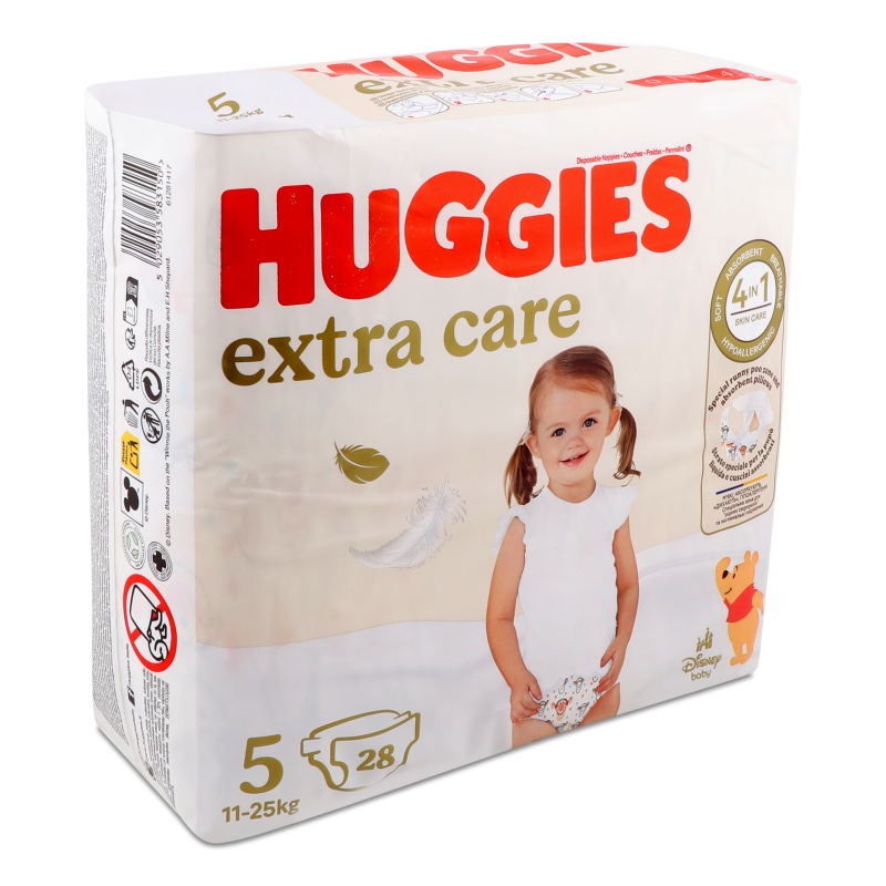 Підгузки Екстра Кеа 5 11-25кг 28шт Хаггіс