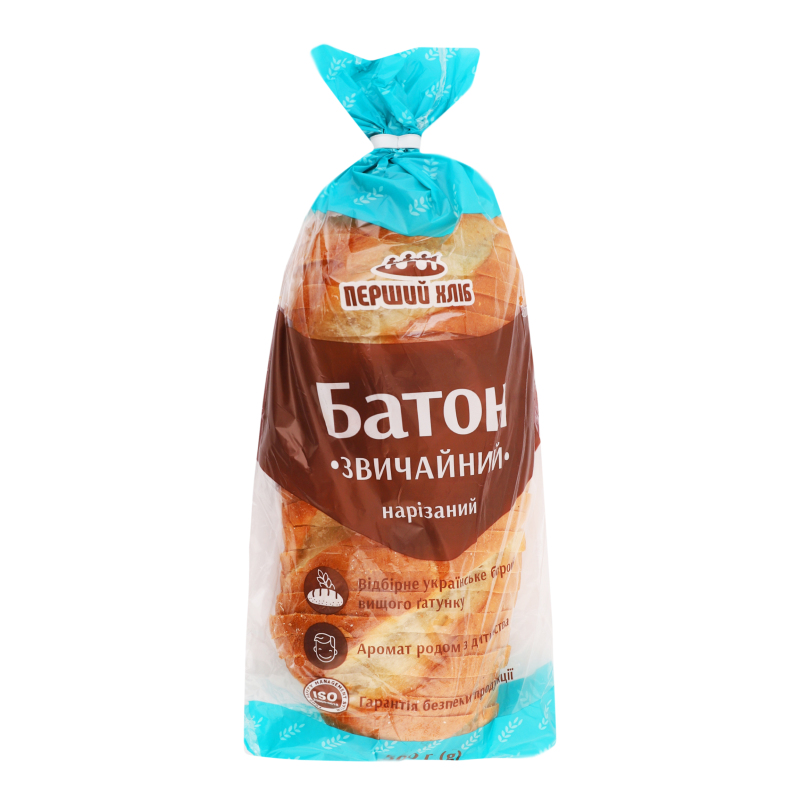 Батон нарізний Звичайний Перший хліб м/у