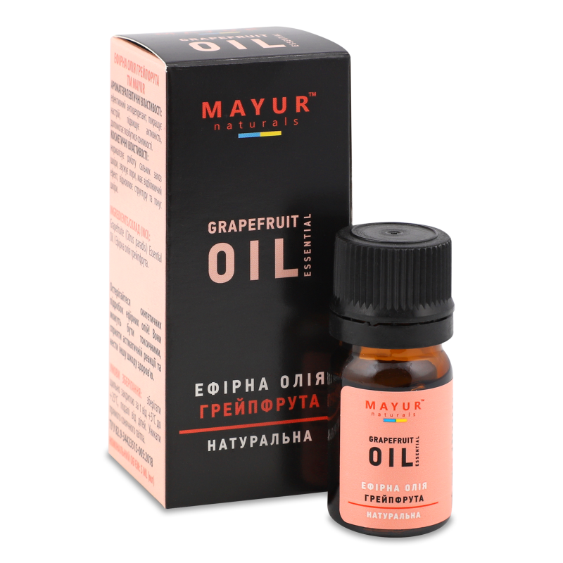 Олія ефірна Грейпфрута 5мл Маюр