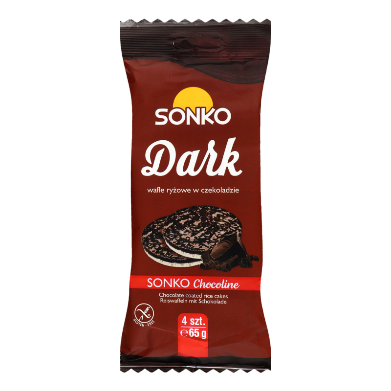 Хлібці рисові покриті темним шоколадом Dark Sonko м/у