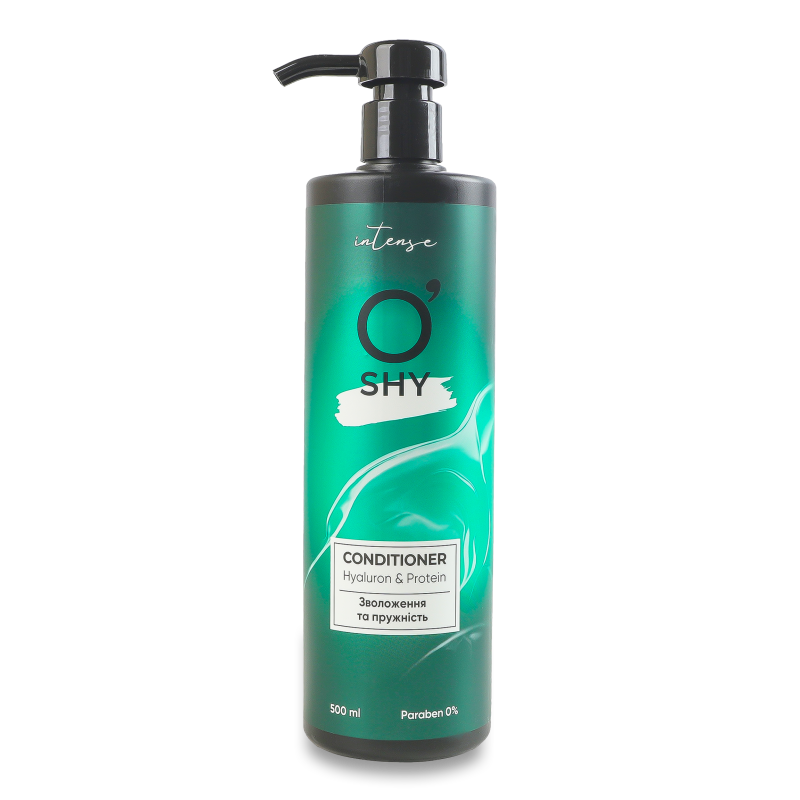 Кондиціонер д/волосся Зволоження та пружність Гіалурон та протеїн 500мл з дозатором О”Ші