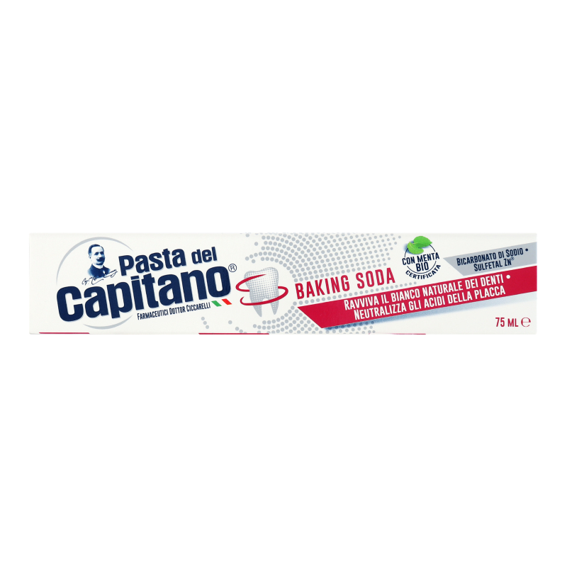 Паста зубная Baking Soda Pasta del Capitano 75мл Pasta del Capitano ...