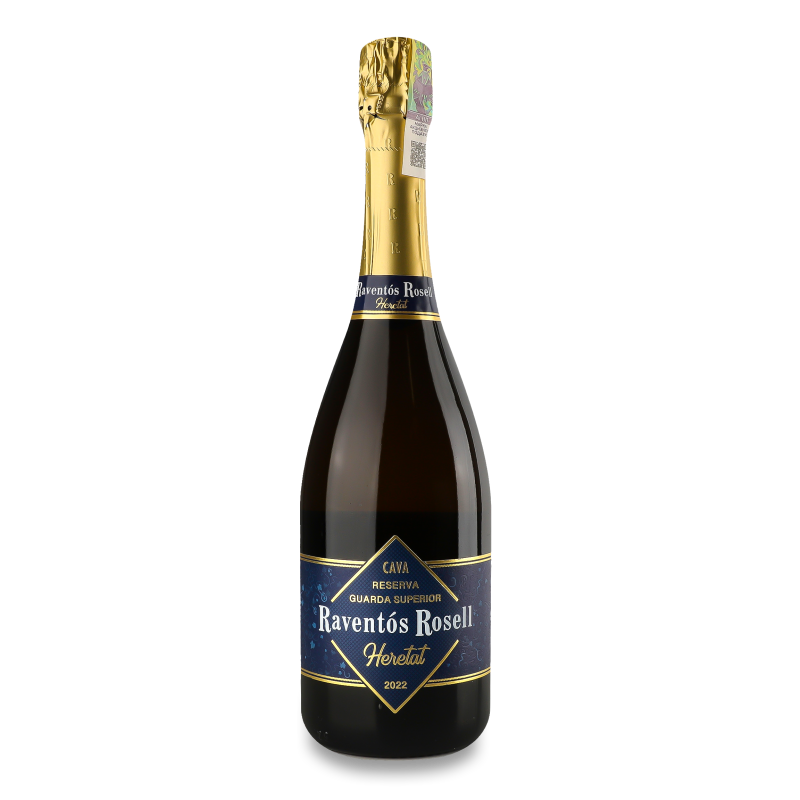 Вино ігристе Cava Heretat Reserva біле сухе 11,5% 0,75л Raventos Rosell