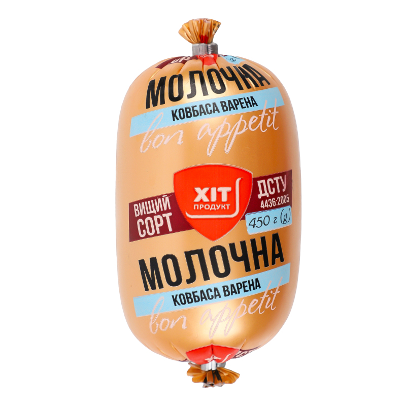 Ковбаса варена Молочна Хіт продукт в/с