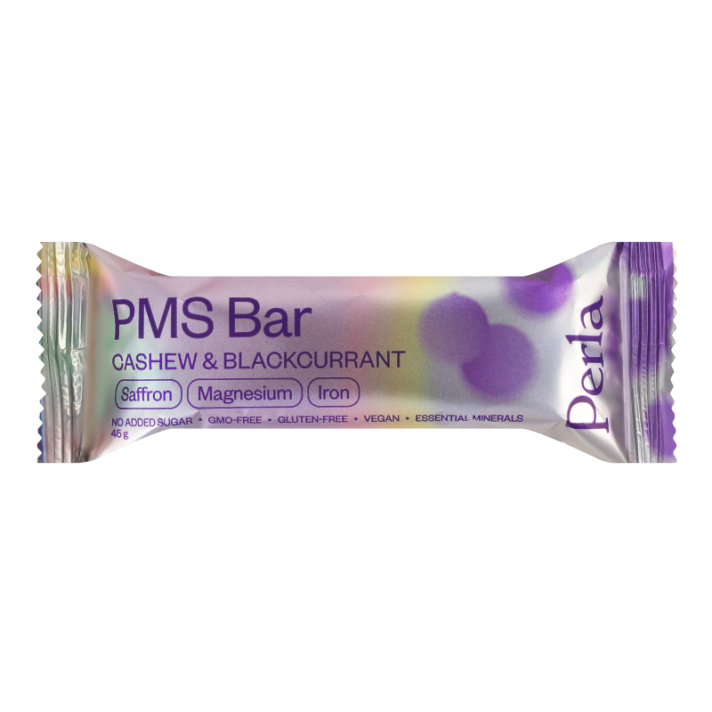 Батончик з кеш'ю та чорною смородиною у шоколаді PMS bar Perla Helsa м/у