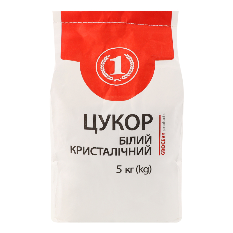 Цукор білий кристалічний ТМ "1" м/у