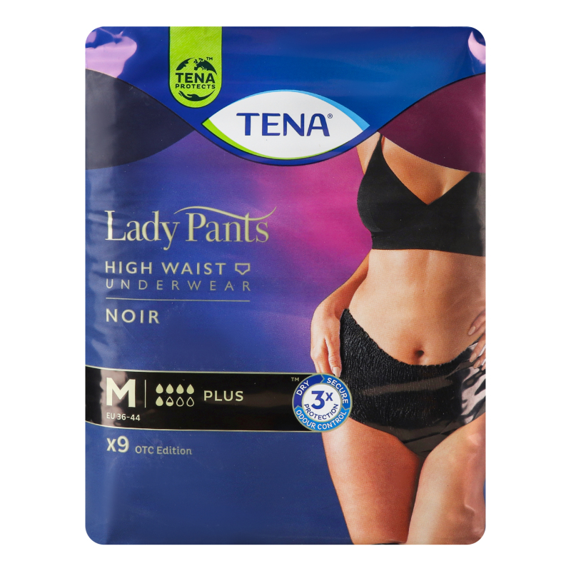 Трусы урологические для женщин Lady Pants Plus M Noir Tena 9шт Tena ...