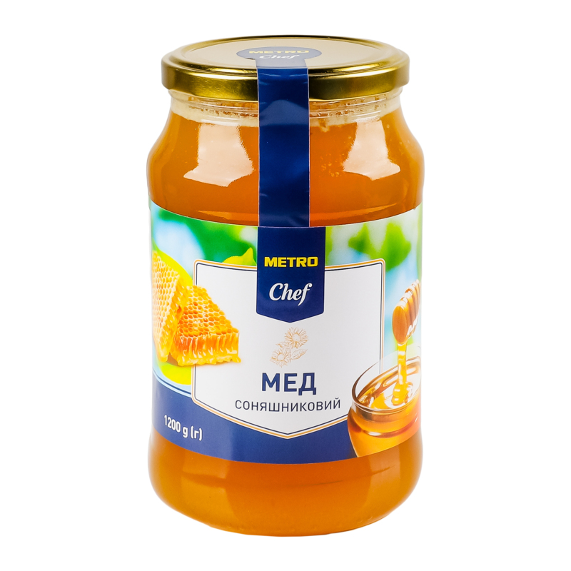 Мед натуральный подсолнечный Metro Chef с/б