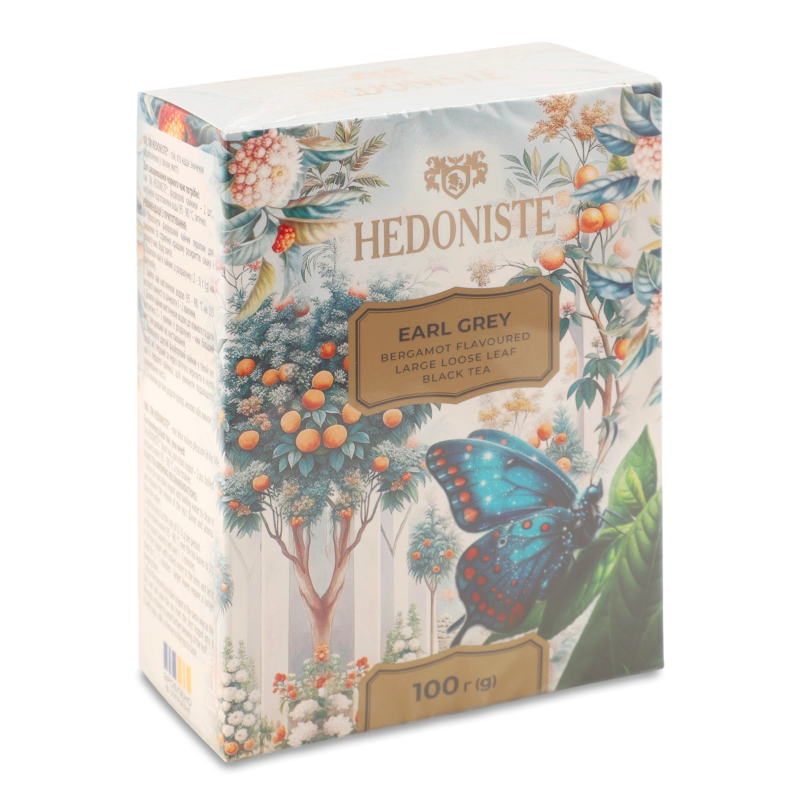 Чай Earl grey чорний байховий крупнолистовий 100г Hedoniste