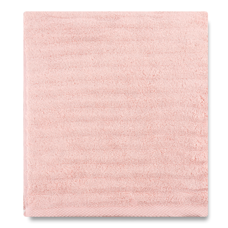 Рушник Бабл світло-кораловий махровий зеро твіст 70*140см 600г/м2 ГМ Текстайл