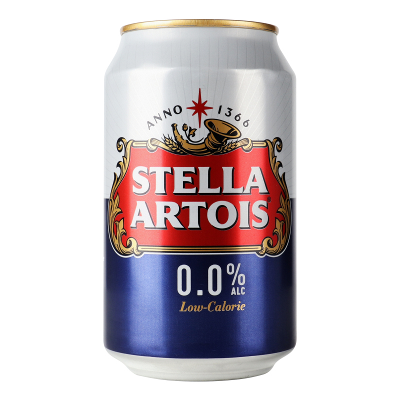 Пиво Stella Artois светлое безалкогольное ж/б(5410228277064): купить в ...