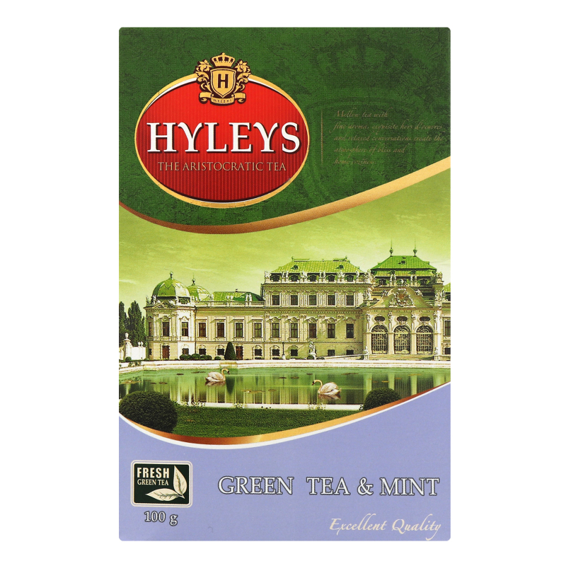Чай Hyleys Гармония природы зеленый с мятой 100г/45 (4791045006077)