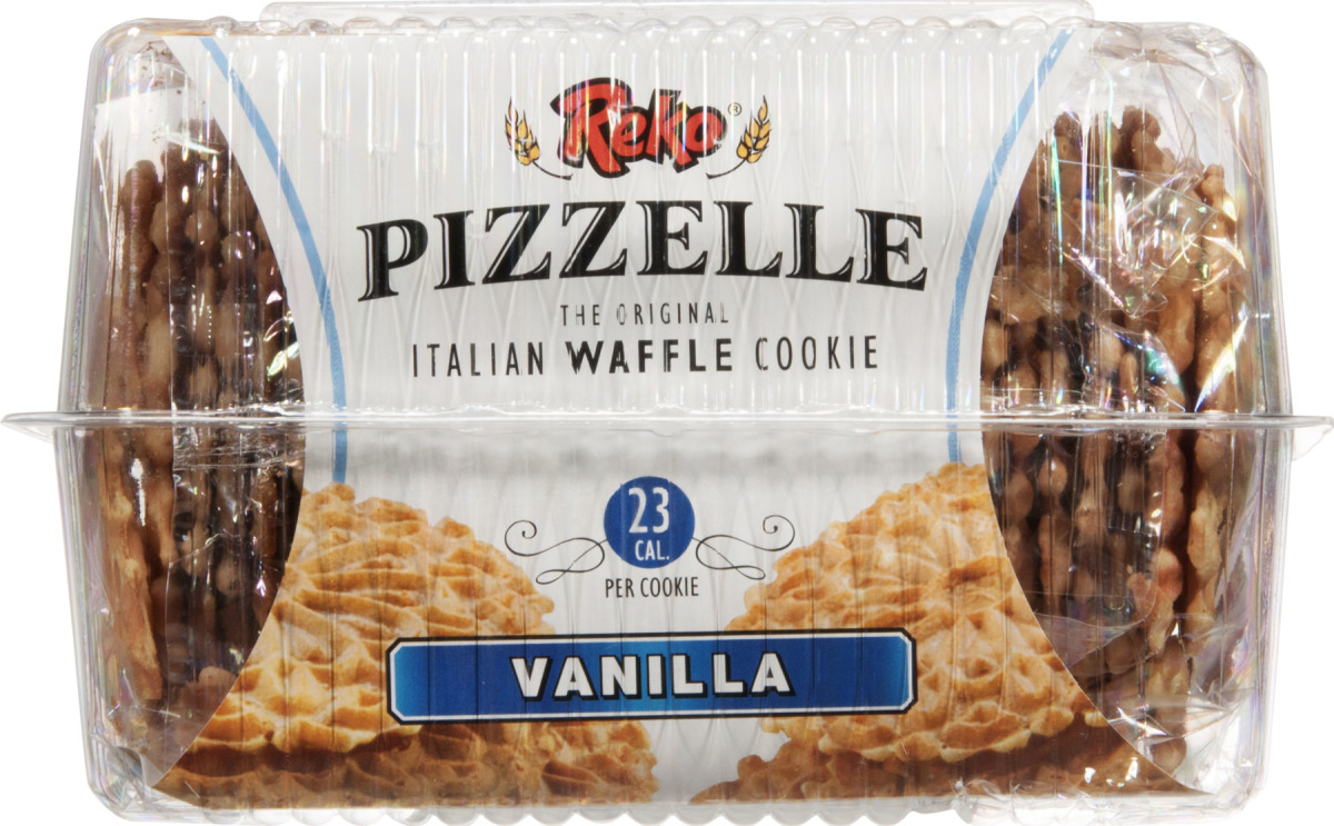 Reko Pizzelle Italian Waffle Cookie Vanilla Reko(63054170105