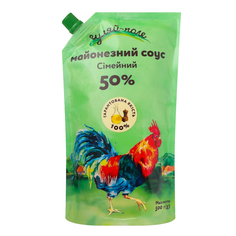 Соус майонезний 50% Сімейний Гуляй-поле д/п