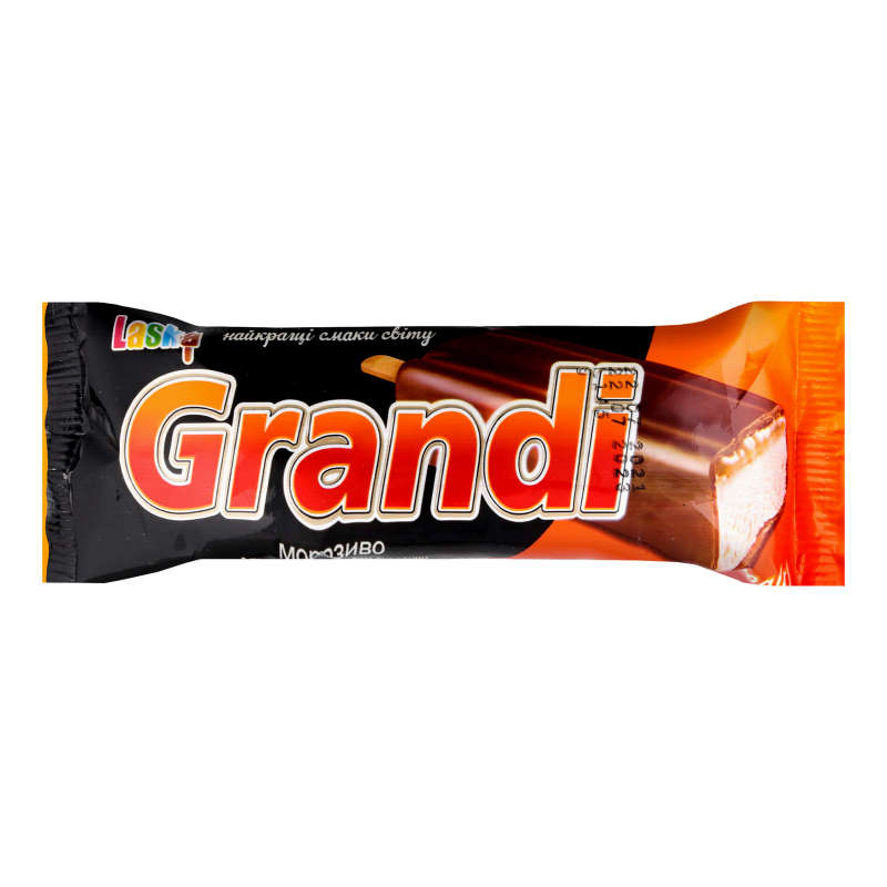 Морозиво 12% Карамель-нуга Grandi Laska м/у
