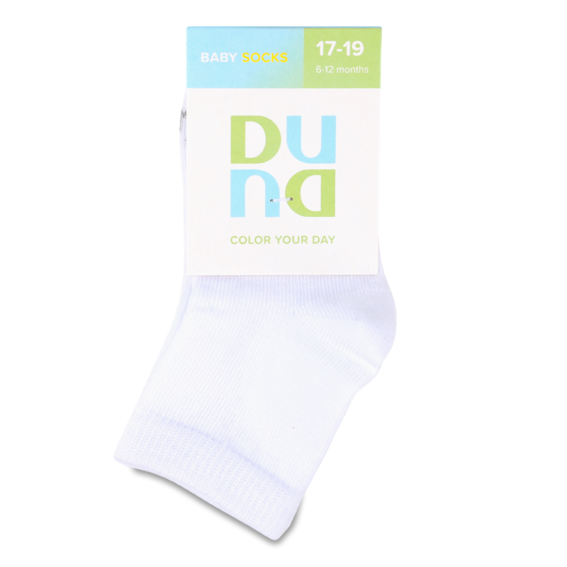 Шкарпетки дитячі білі з малюнком демі р.10-12 4710 Duna