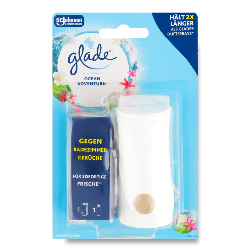 Освіжувач повітря Лазурова хвиля та магнолiя 10мл мініспрей Glade