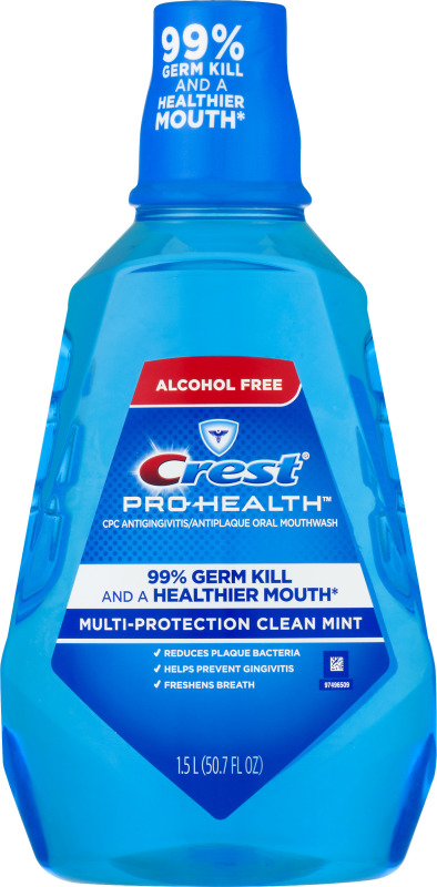 Crest Pro-Health Multi-Protection Oral Rinse Refreshing Clean Mint ...