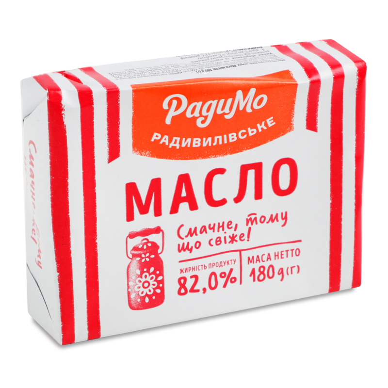 Масло Екстра 82% 180г РадиМо