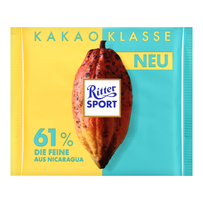 Шоколад темный Ritter Sport Extra Cocoa 61% какао^(4000417932006 ...