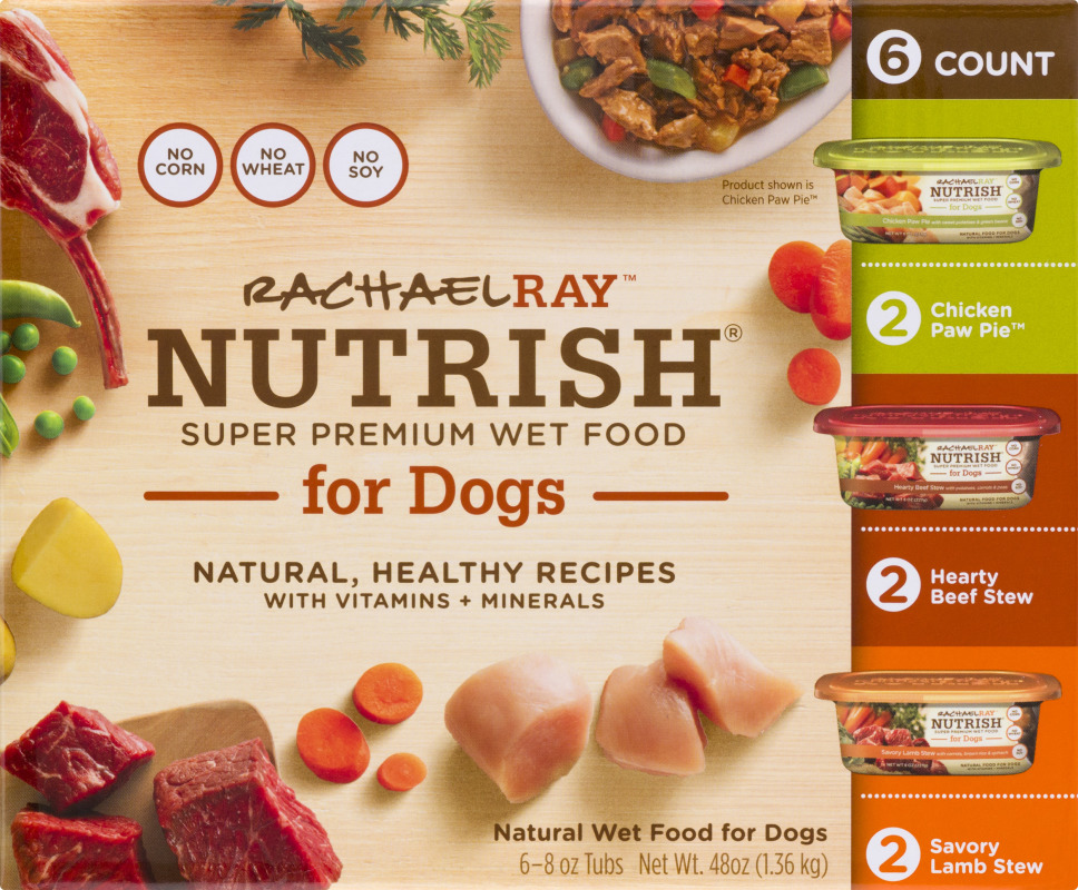 Rachael Ray Nutrish Super Premium Wet Food For Dogs Variety Pack 6 PK