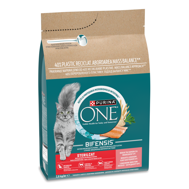Корм д/стерилізованих котів Bifensis Лосось та пшениця сухий 2,8кг Purina One