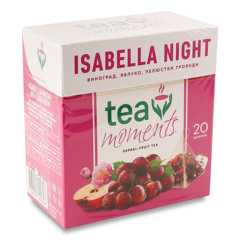 Чай Isabella Night з суданської троянди 20*1,6г в пірамідках Tea Moments