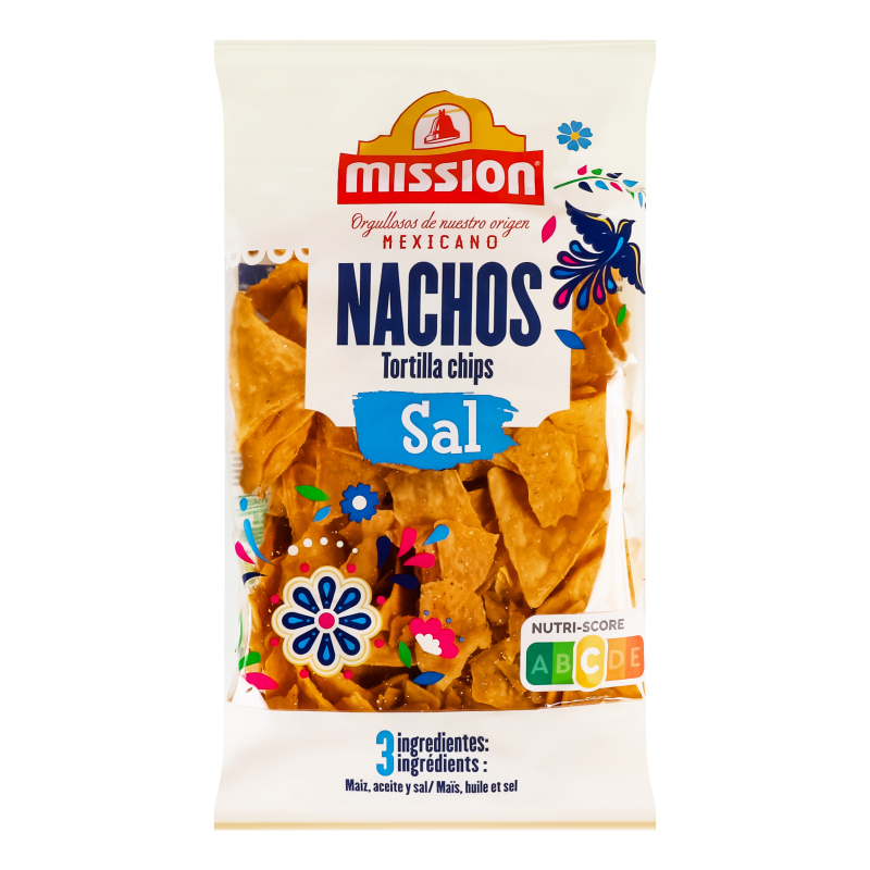 Чипсы кукурузные Sal Nachos Mission м/у 200г Mission(18437007389125 ...