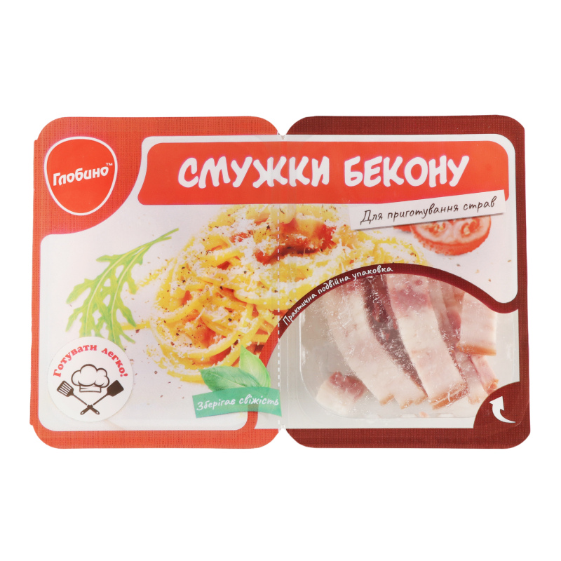 Бекон Баварський Смужки Глобино в/к п/у