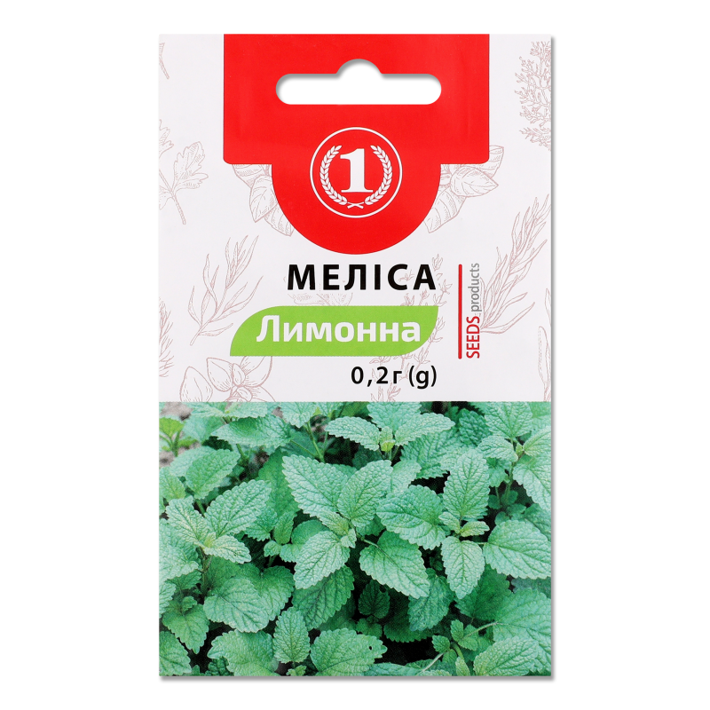 Насіння Меліса лимонна 0,2г ТМ “1”