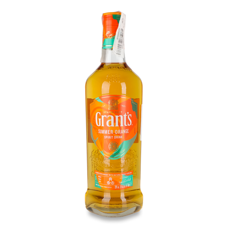 Напій алкогольний на основі віскі Summer Orange 35% 0,7л Grant’s