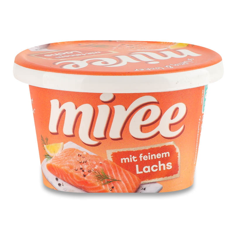 Сир вершковий з лососем 66% 150г Мірее