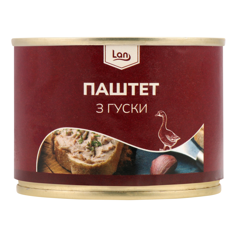 Паштет з гуски стерилізований Lan з/б