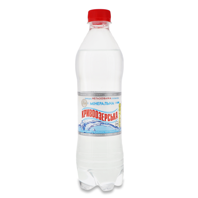 Вода мінеральна негазована 0,5л Кривоозерська