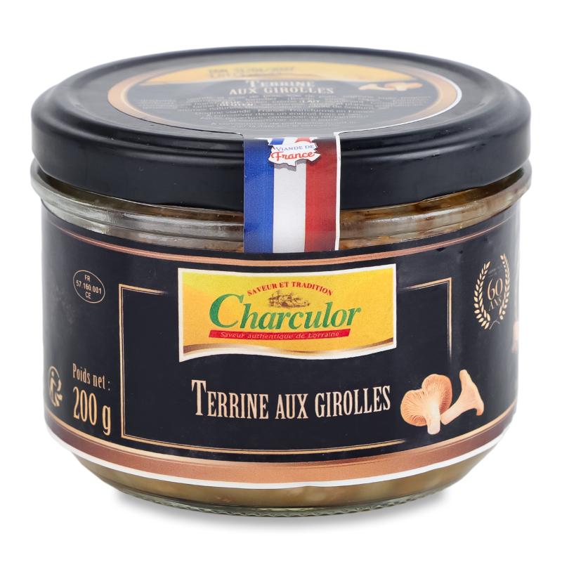 Террін з грибами лисички 200г твіст/б Charculor