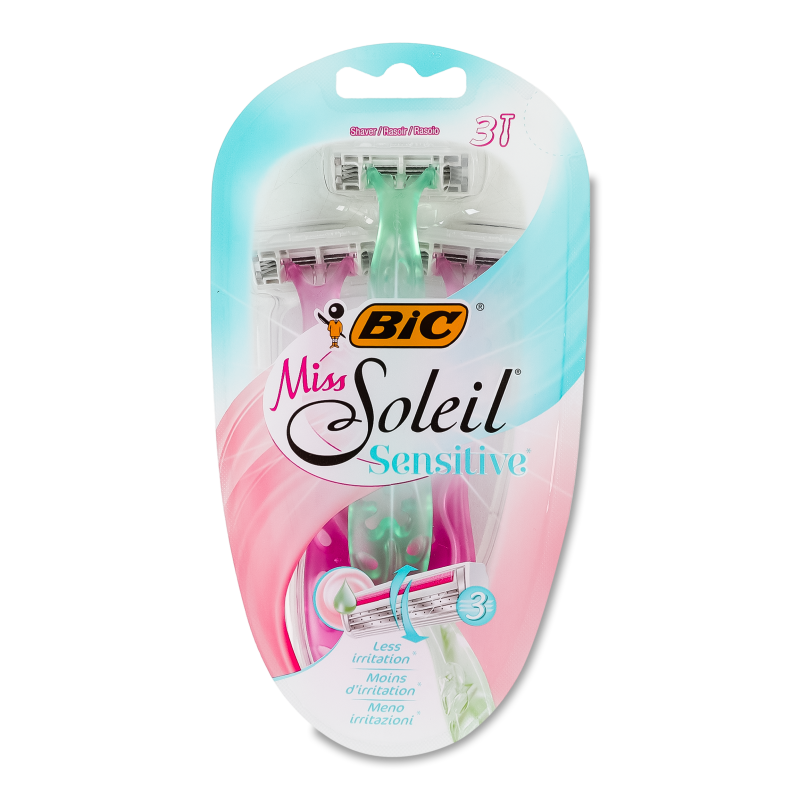 Станок д/гоління одноразовий Міс Солей Сенсетів 3шт Бік