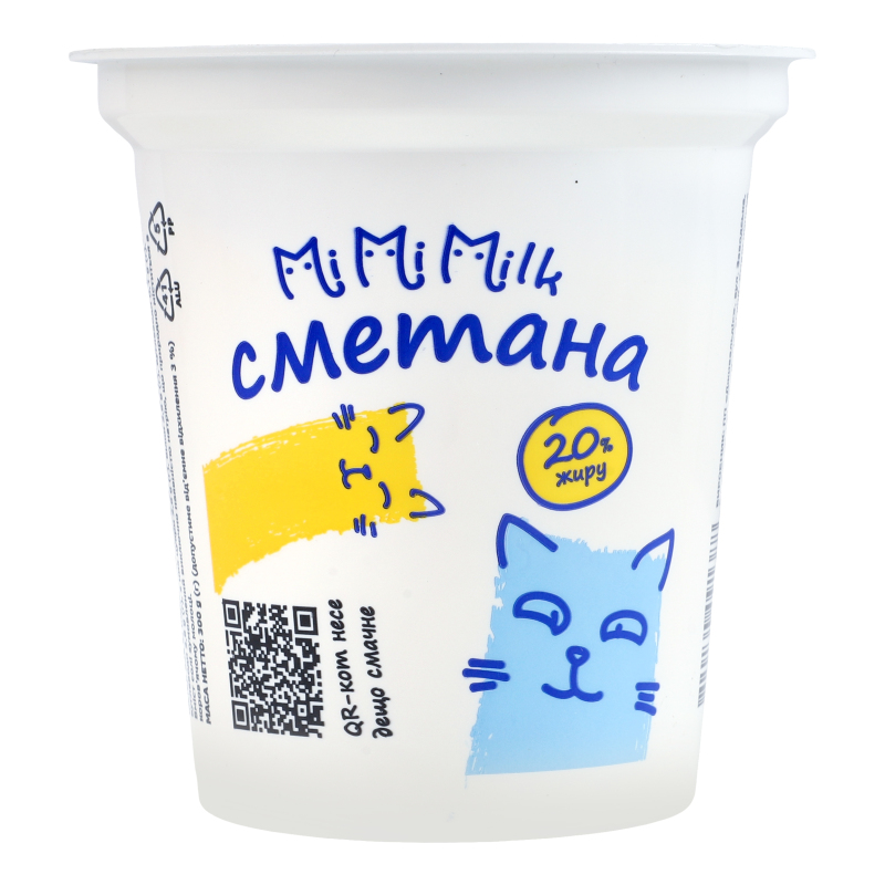 Сметана 20% Mimimilk ст