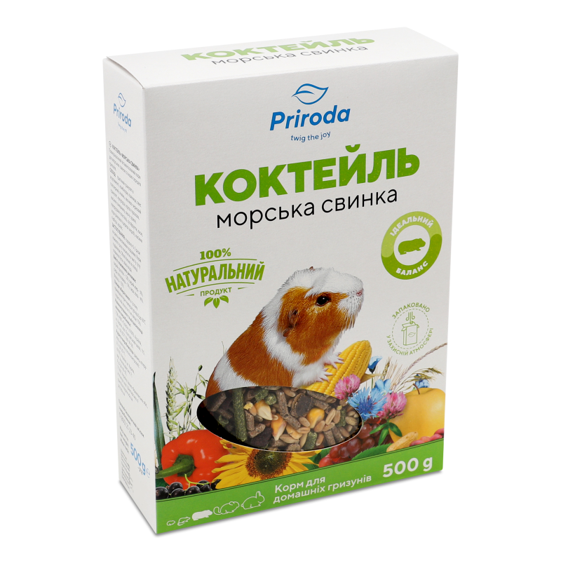 Корм д/гризунів Коктейль Морська свинка 500г Природа
