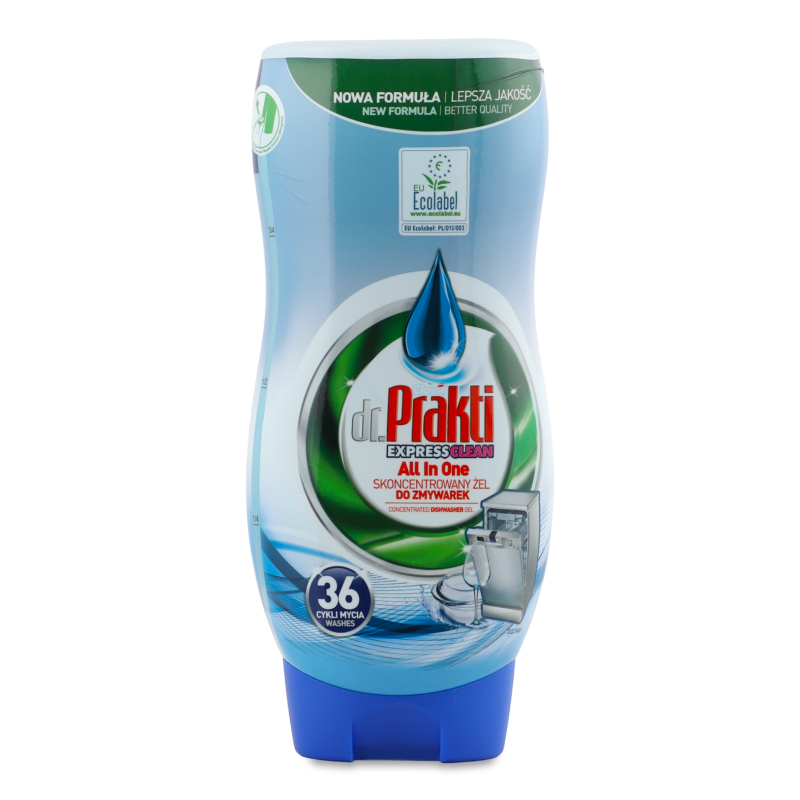 Гель д/миття посуду в посудомийних машинах 720мл Др.Практі