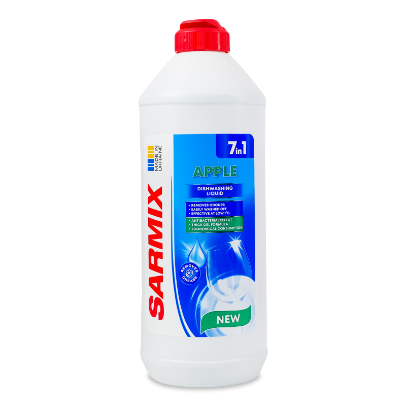Засіб д/миття посуду Яблуко 500мл Sarmix