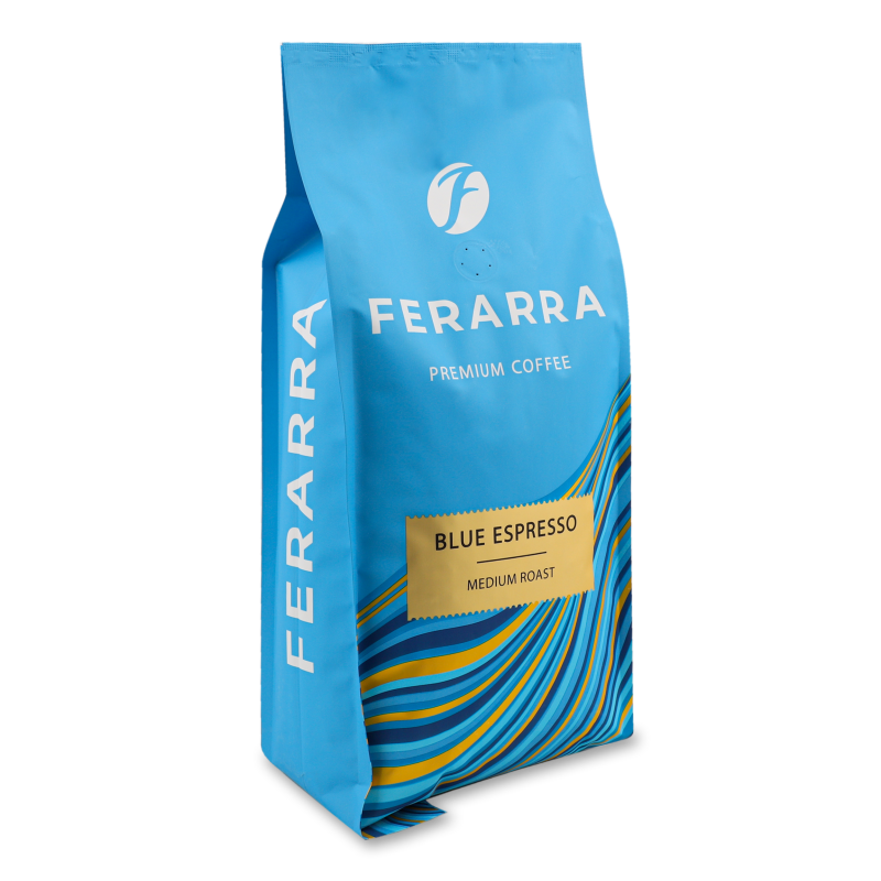 Кава Blu Espresso в зернах смажена 1кг м/у Ferarra