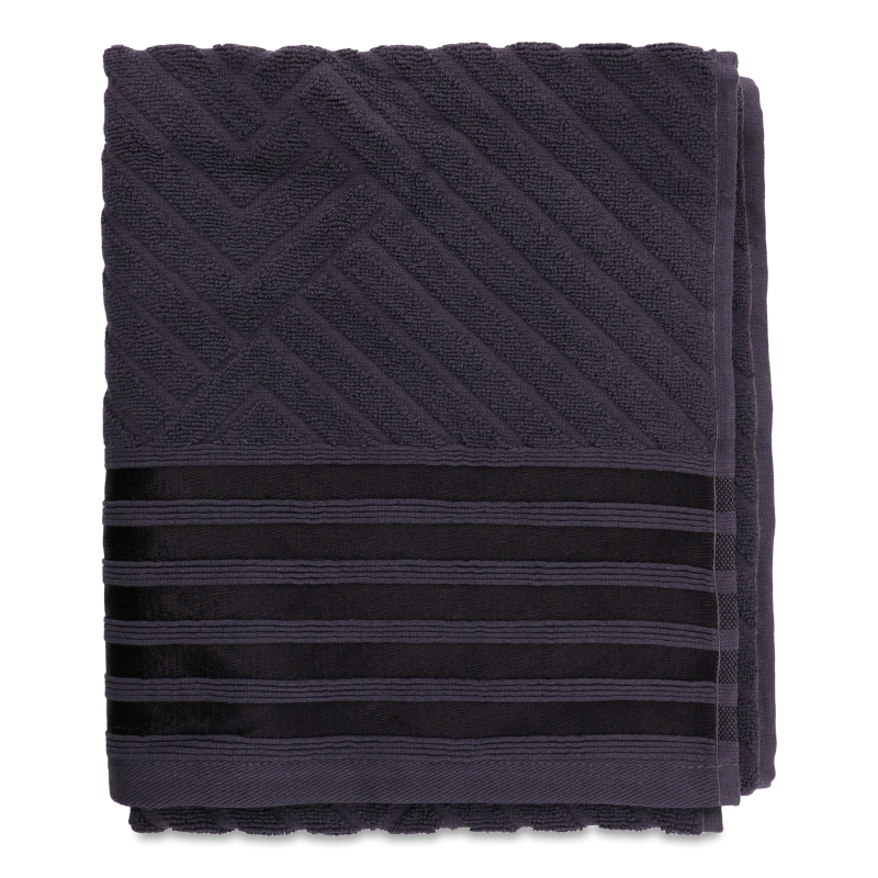 Рушник графітово-сірий махровий 50*90см 500г/м2 GM Textile