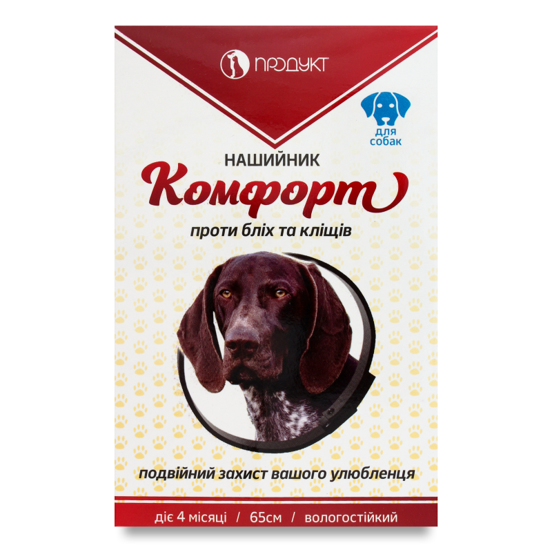 Нашийник проти бліх та кліщів д/собак Комфорт 65см Продукт