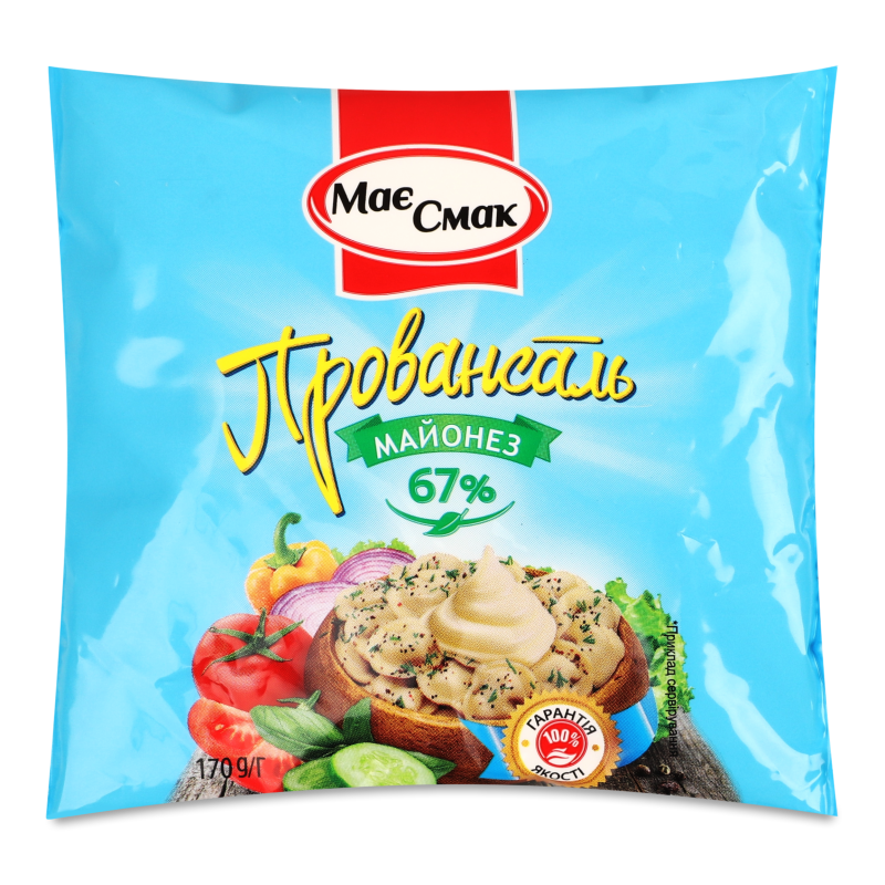 Майонез Провансаль 67% 170г п/е Має Смак