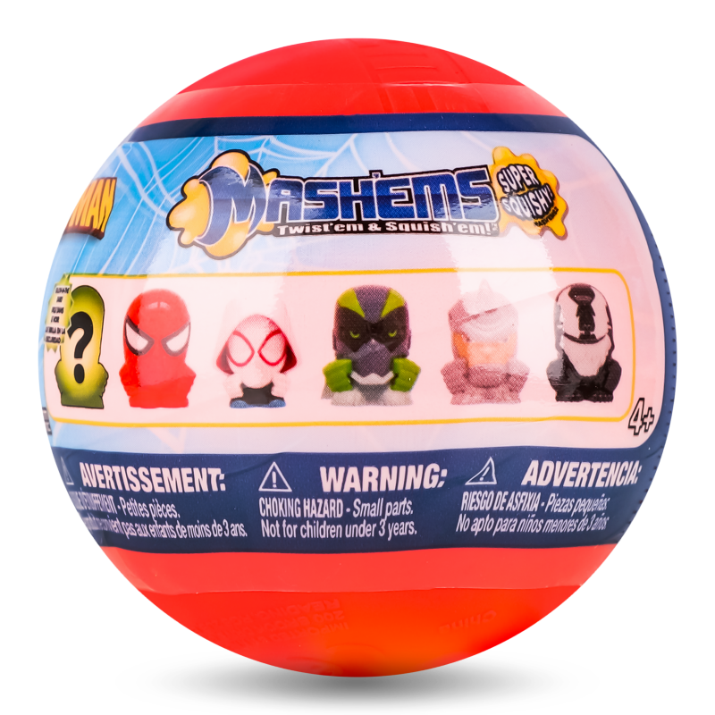 Іграшка-сюрприз Людина-павук 6видів в кулі в асортименті Машемс