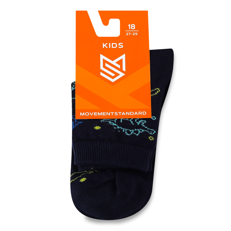 Шкарпетки дитячі темно-сині р.18 MovementStandard