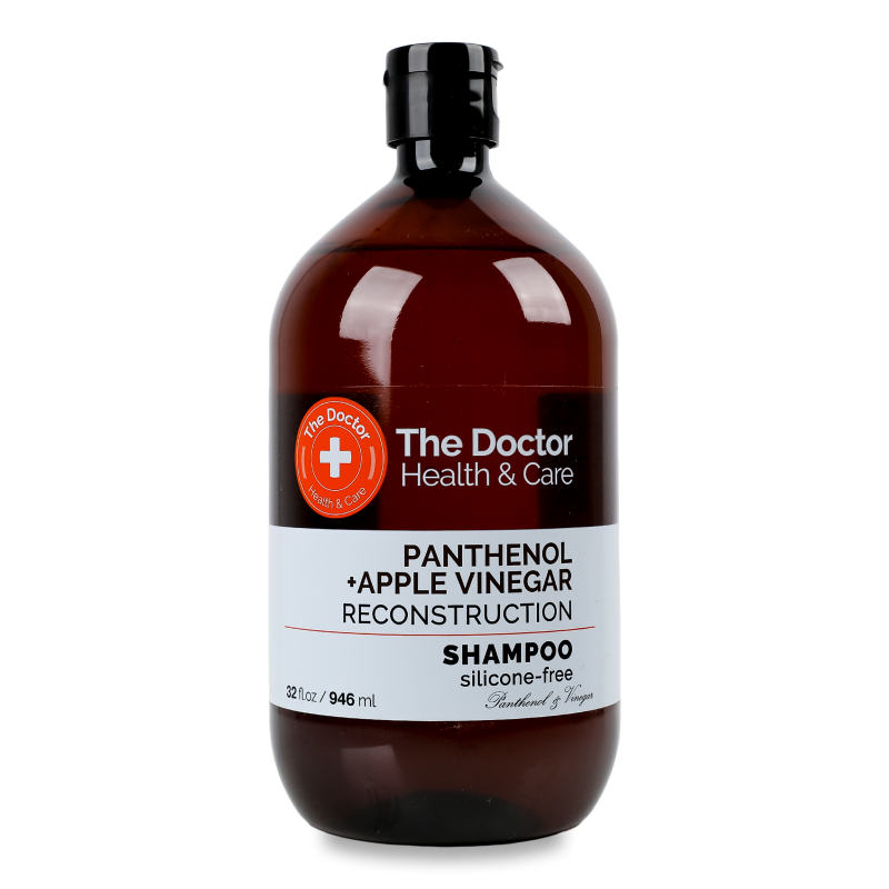 Шампунь Реконструкція Пантенол та яблучний оцет 946мл Зе Доктор Хелз енд Кеа